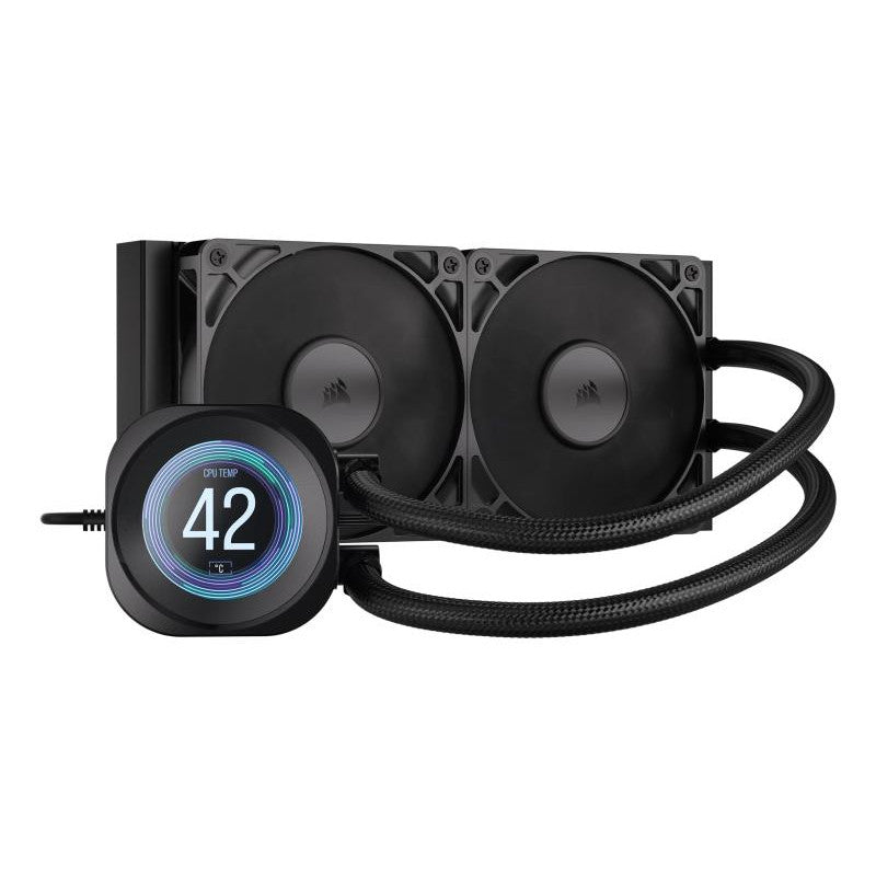 Corsair Nautilus 240 RS LCD Processeur Refroidisseur de liquide tout-en-un 12 cm Noir 1 pièce(s) - vue 2