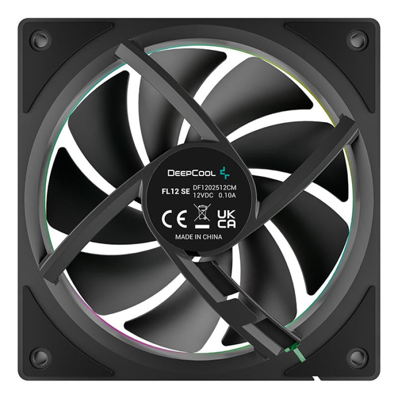 DeepCool FL12 SE Boitier PC Ventilateur 12 cm Noir 1 pièce(s) - vue 3