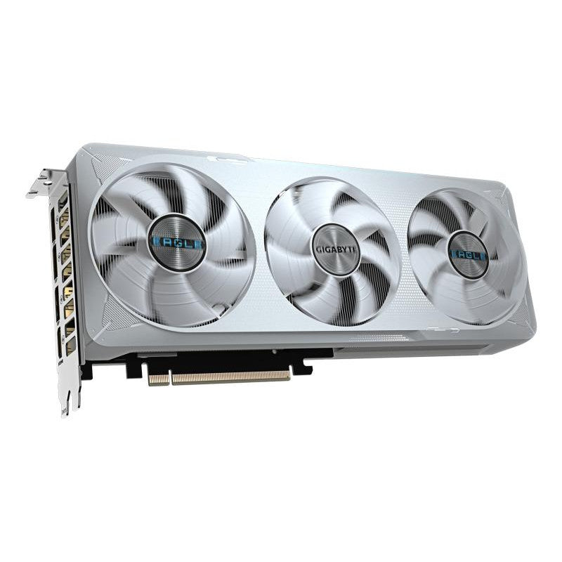 GIGABYTE GeForce RTX 5070 EAGLE OC ICE SFF 12G Carte Graphique - 12 Go GDDR7, 192 bits, PCI-E 5.0, 2587 MHz Core Clock, 3 x DP 2.1a, 1 x HDMI 2.1b, NVIDIA DLSS 4, GV-N5070EAGLEOC ICE-12GD - vue 3