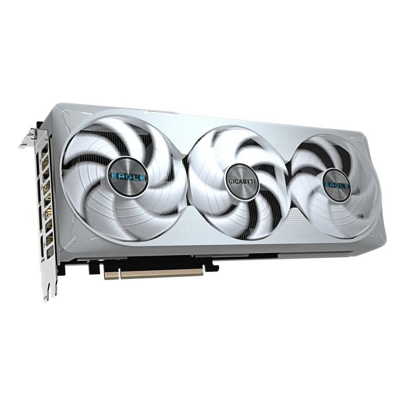 GIGABYTE GeForce RTX 5070 Ti EAGLE OC ICE SFF 16G Carte Graphique - 16 Go GDDR7, 256 bits, PCI-E 5.0, 2542 MHz Core Clock, 3 x DP 2.1a, 1 x HDMI 2.1b, NVIDIA DLSS 4, GV-N507TEAGLEOC ICE-16GD - vue 3