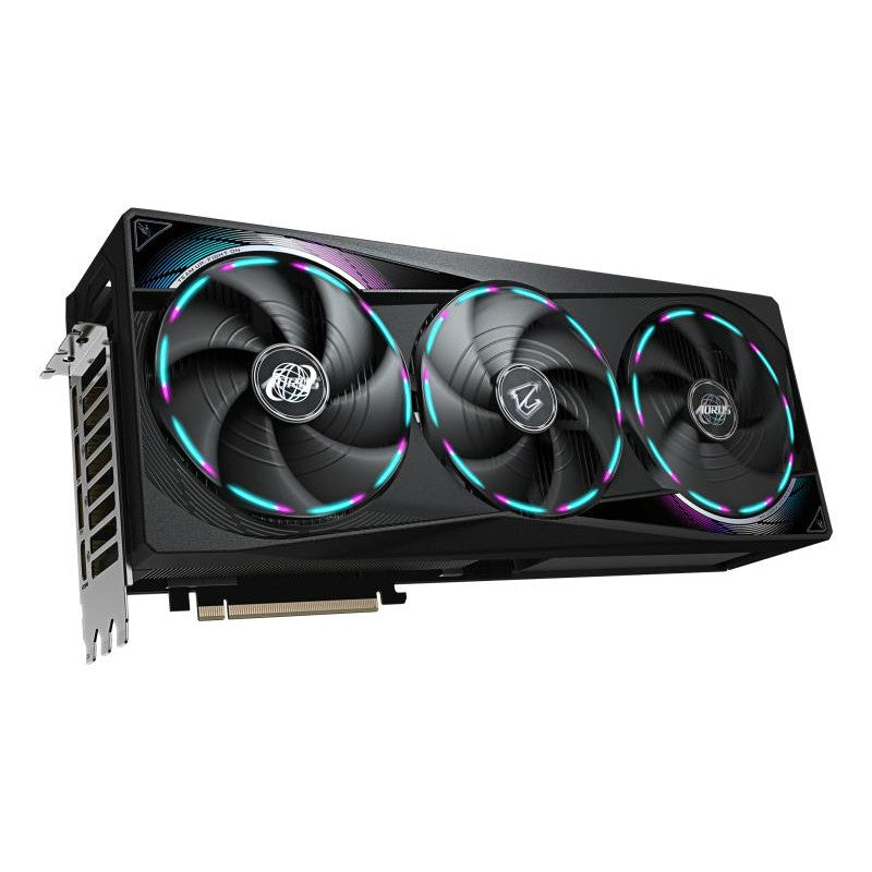 GIGABYTE AORUS GeForce RTX 5080 MASTER 16G Carte Graphique - 16GB GDDR7, 256 bits, PCI-E 5.0, 2805MHz Core Clock, 3 x DisplayPort, 1 x HDMI, GV-N5080AORUS M-16GD - vue 3