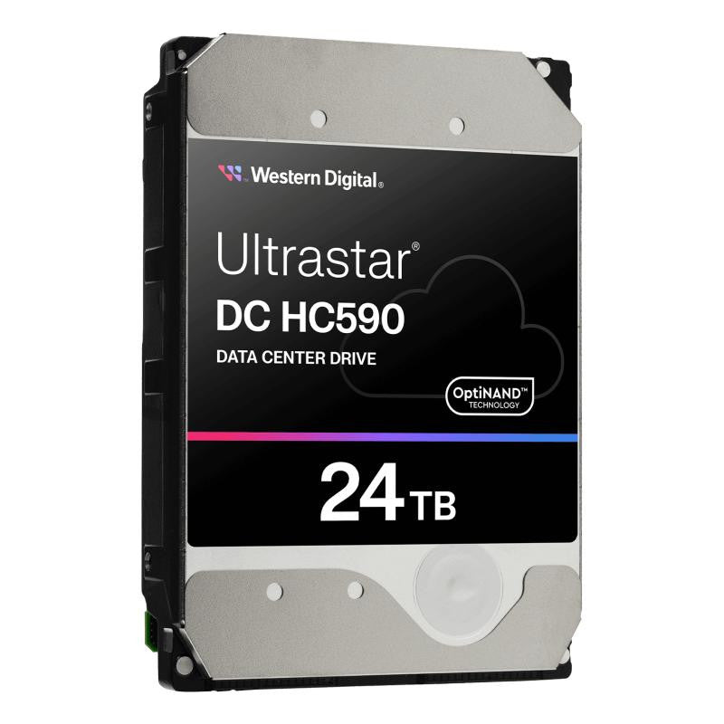 Western Digital HDD Ultrastar DC HC590 24To - WUH722624ALE6L4 - vue 3
