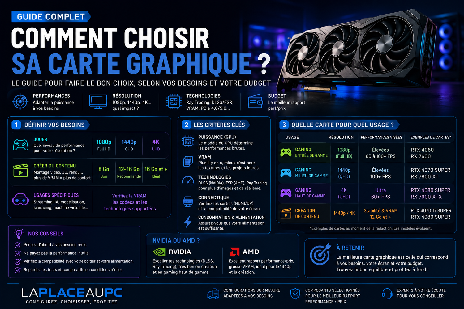 Comment choisir sa carte graphique : guide complet