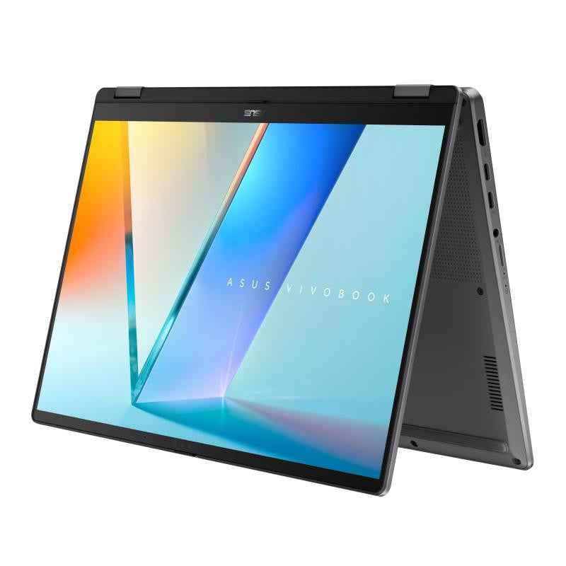 ASUS Vivobook 14 Flip TP3407SA-FLIP-ISCSG235X Copilot+ PC Intel Core Ultra 7 256V Hybride (2-en-1) 35,6 cm (14") Écran tactile WUXGA 16 Go LPDDR5x-SDRAM 512 Go SSD Wi-Fi 7 (802.11be) Windows 11 Pro Gris
