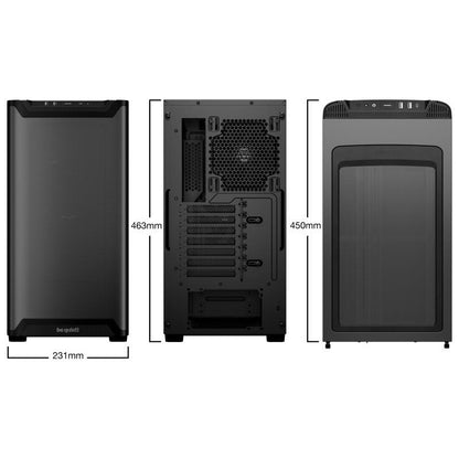 BE QUIET! PURE BASE 501 Airflow Window Black - vue 2