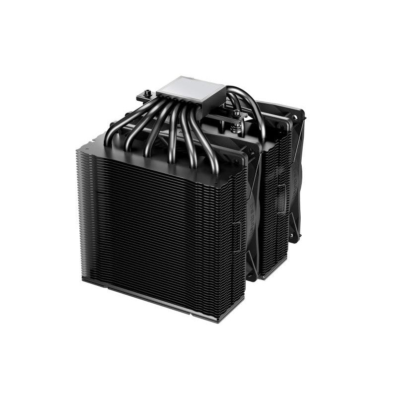 be quiet! PURE ROCK PRO 3 Black| Ventirad double tour, socket Intel et AMD, finition noire, ARGB - vue 3
