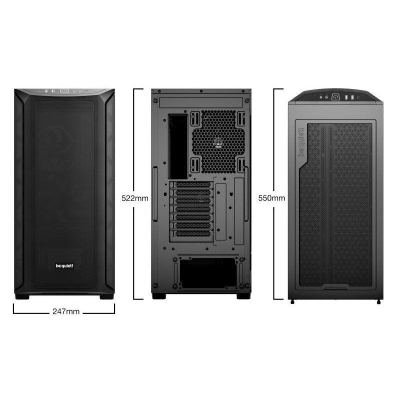 BE QUIET! SHADOW BASE 800 Black - vue 2