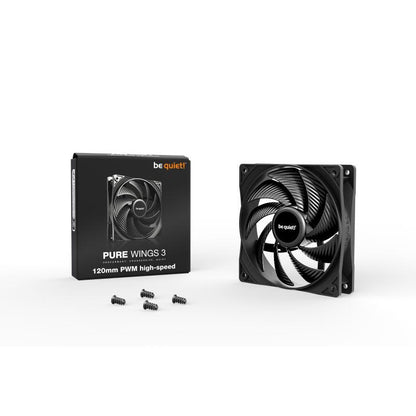 be quiet! Pure Wings 3 120 mm PWM | Ventilateur PC high-speed - vue 3
