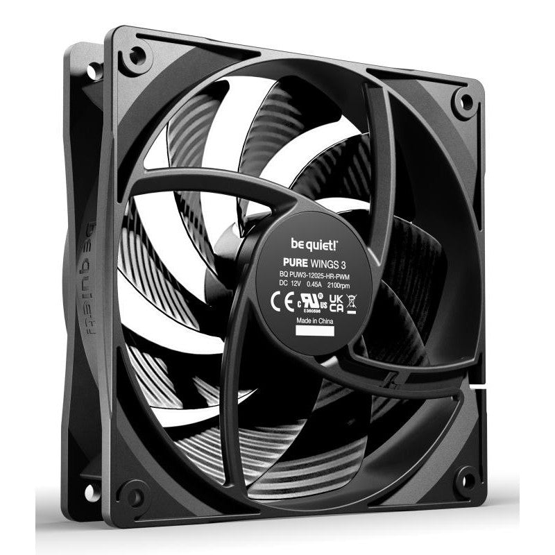 be quiet! Pure Wings 3 120 mm PWM | Ventilateur PC high-speed - vue 2