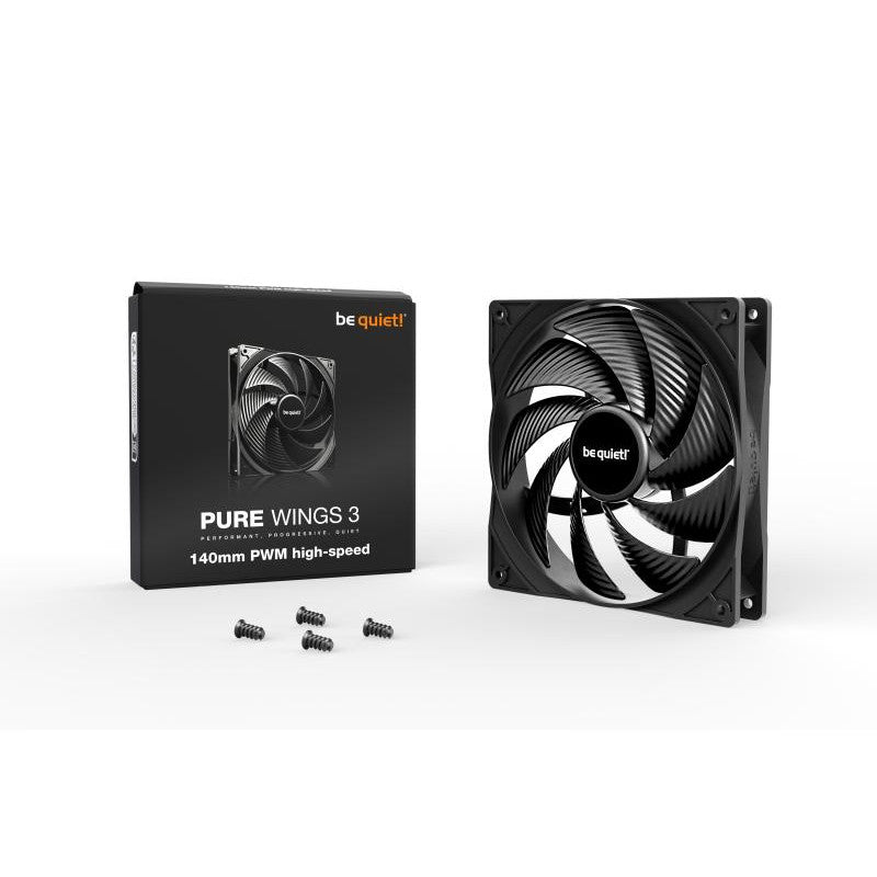 be quiet! Pure Wings 3 140 mm PWM | Ventilateur PC high-speed - vue 3