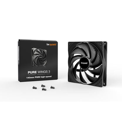 be quiet! Pure Wings 3 140 mm PWM | Ventilateur PC high-speed - vue 3