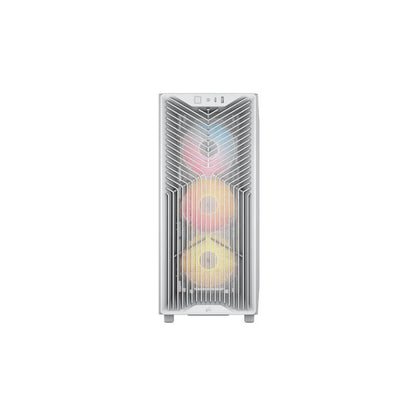 CORSAIR 3200D RS ARGB Mid-Tower Performance Case White - vue 2