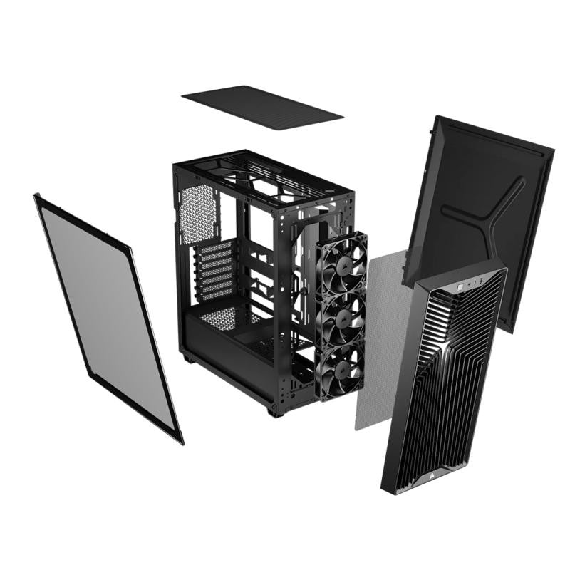 CORSAIR 3200D RS Mid-Tower Performance Case Black - vue 3