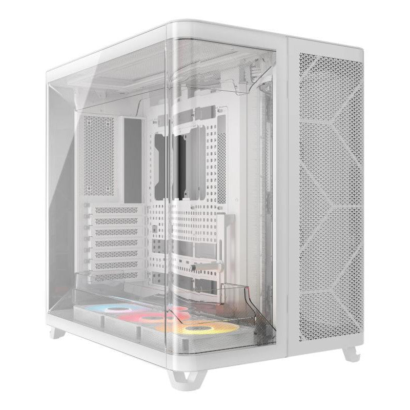 CORSAIR AIR 5400 RS-R ARGB Mid-Tower PC Case_x000B_, White