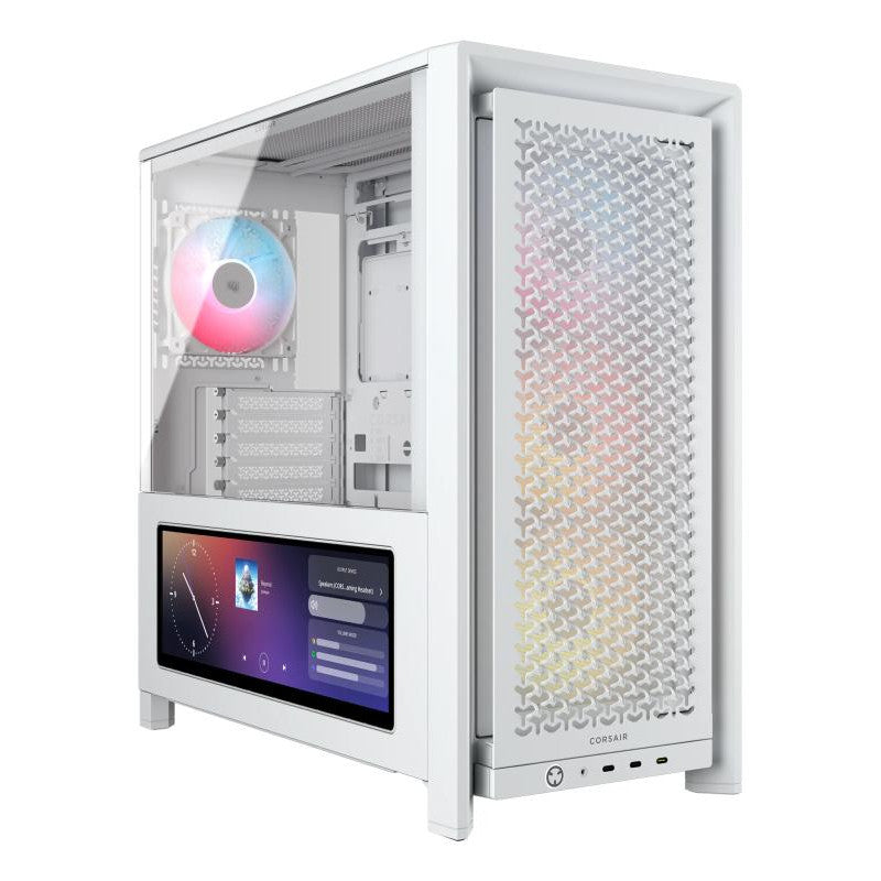 CORSAIR FRAME 4000D LCD RS ARGB, White