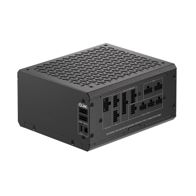 CORSAIR HXi Series HX1000i 1000 Watt, Cybenetics Platinum - vue 3