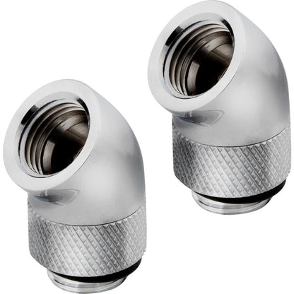 CORSAIR Hydro X Series XF Embout 45° rotatif - Noir (x 2) - vue 2