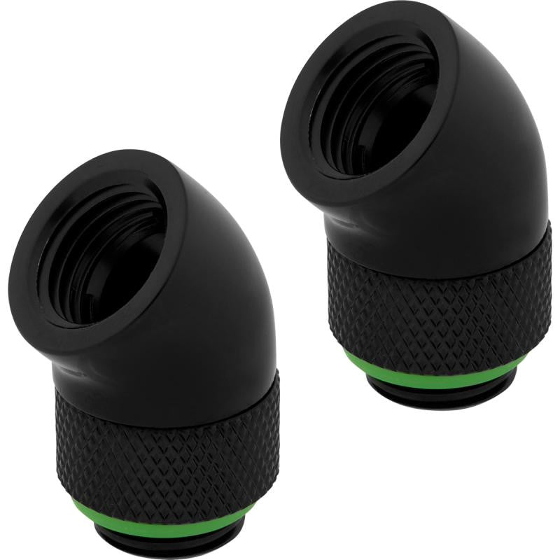 CORSAIR Hydro X Series XF Embout 45° rotatif - Noir (x 2) - vue 3