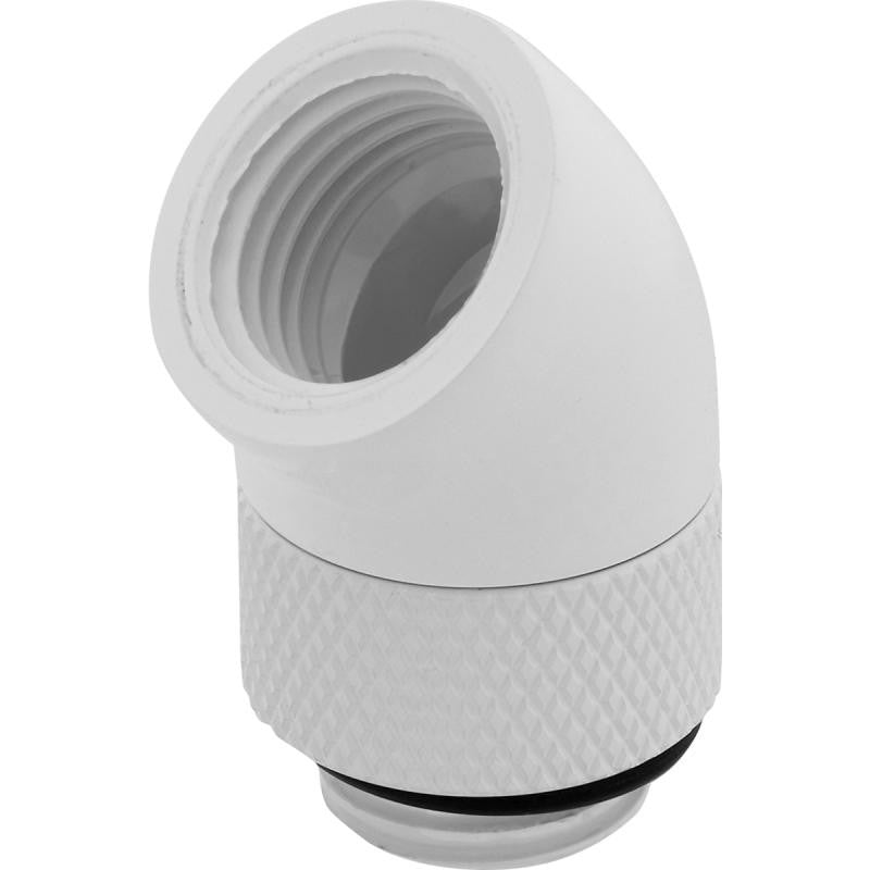 CORSAIR Hydro X Series XF Embout 45° rotatif - Blanc (x 2) - vue 2