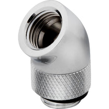 CORSAIR Hydro X Series XF Embout 45° rotatif - Chrome (x 2) - vue 2