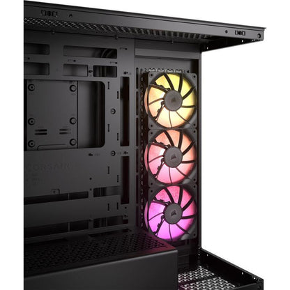 CORSAIR ICUE LINK 3500X ARGB Mid-Tower PC Case, Black - vue 3