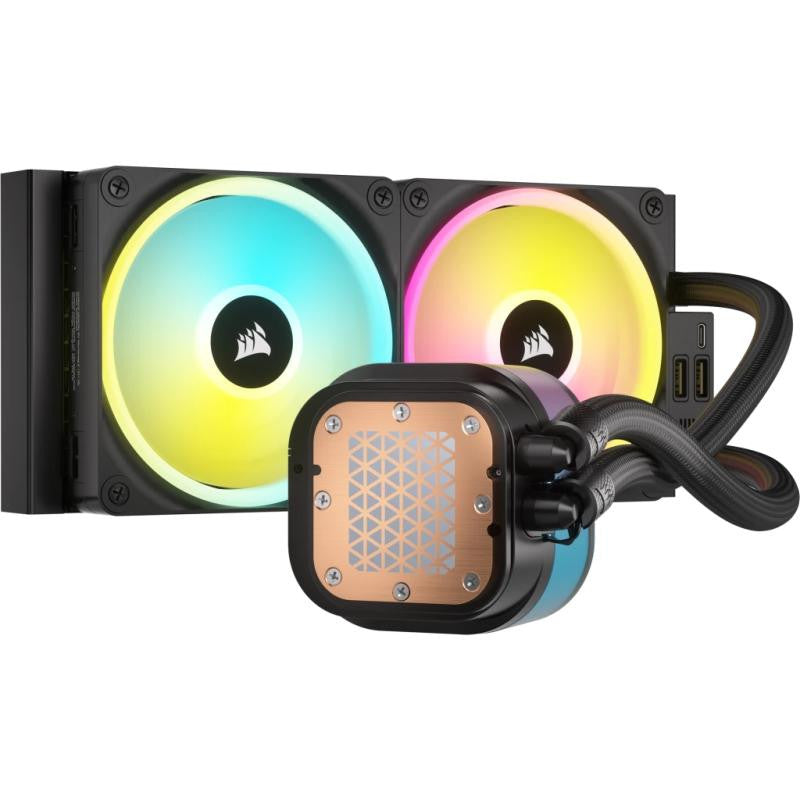 Corsair CW-9061007-WW système de refroidissement d?ordinateur Processeur Refroidisseur d'air 12 cm Noir 2 pièce(s) - vue 3