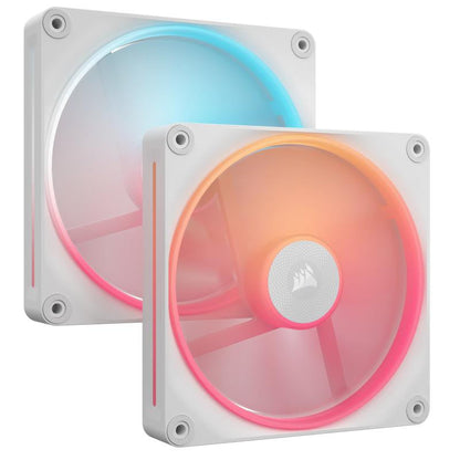 Corsair iCUE LINK LX140-R RGB Boitier PC Ventilateur 14 cm Blanc 2 pièce(s) - vue 2
