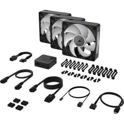 Corsair iCUE LINK RX120 MAX RGB Boitier PC Ventilateur 12 cm Noir 3 pièce(s) - vue 3