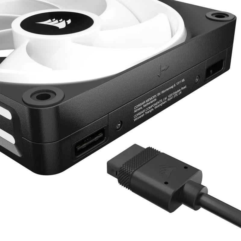 CORSAIR Kit de démarrage ventilateurs PWM 120 mm CORSAIR iCUE LINK QX120 RGB - vue 3