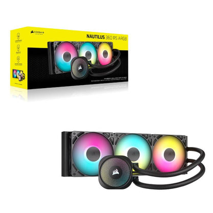 Corsair Nautilus 360 RS ARGB Processeur Refroidisseur d'air Noir - vue 2