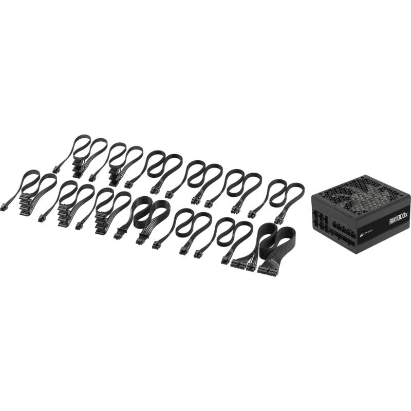 CORSAIR RMx Series RM1000x Fully Modular Power Supply - vue 3