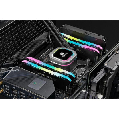CORSAIR VENGEANCE RGB PRO SL 32GO DDR4 3200 CL16 ( 2x16GO) NOIR - vue 2