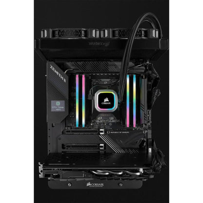 CORSAIR VENGEANCE RGB PRO SL 32GO DDR4 3200 CL16 ( 2x16GO) NOIR - vue 3