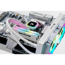 CORSAIR VENGEANCE RGB PRO D4 3200 32G (2x16G) CMH32GX4M2E3200C16W BLANC - vue 2