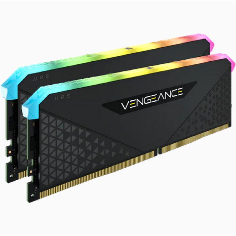 CORSAIR Vengeance RGB RS 32G (2x16G) DDR4 3200MHz Noir - vue 2