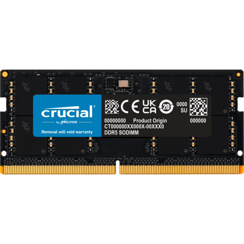 CRUCIAL SODIMM 32G (1x32G) DDR5-5600 *CT32G56C46S5T