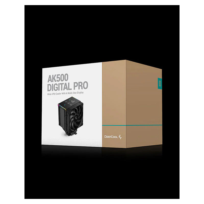 DeepCool AK500 Digital Pro Processeur Refroidisseur d'air 12 cm Noir 1 pièce(s) - vue 2