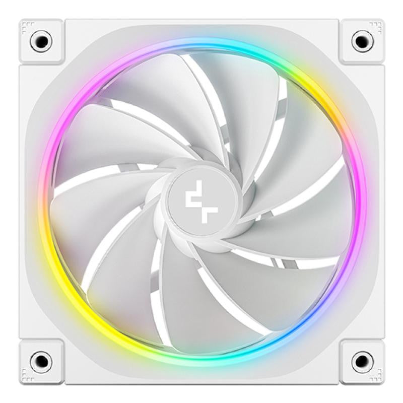 DeepCool FL12R WH-3 IN 1 Boitier PC Ventilateur 12 cm Blanc 3 pièce(s) - vue 3