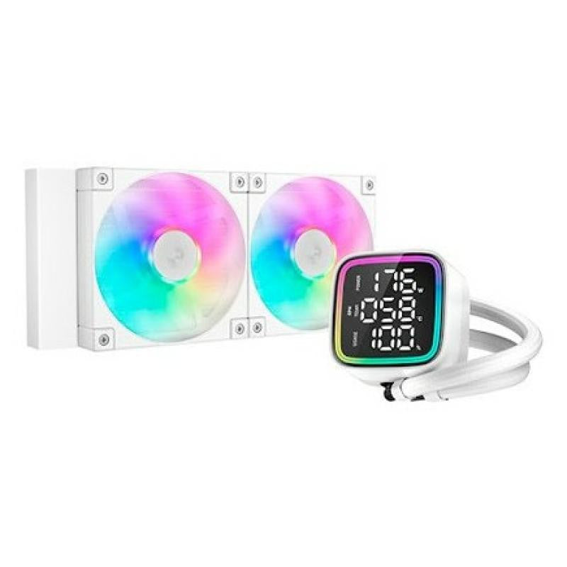 DeepCool LD240 Processeur Refroidisseur de liquide tout-en-un 12 cm Blanc 1 pièce(s)
