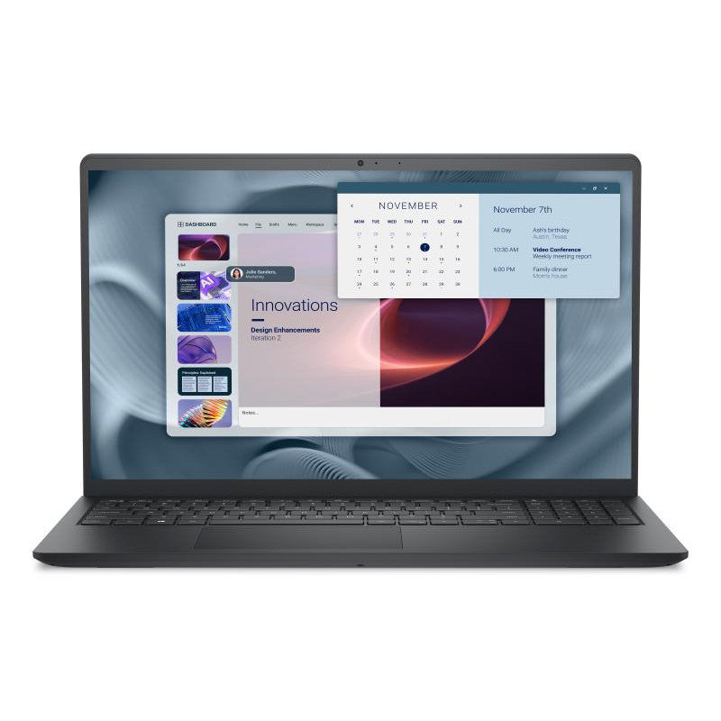 DELL Pro 15 Essential PV15250 Intel® Core® i5 i5-1334U Ordinateur portable 39,6 cm (15.6") Full HD 16 Go DDR5-SDRAM 1 To SSD Wi-Fi 6 (802.11ax) Windows 11 Pro Français Noir