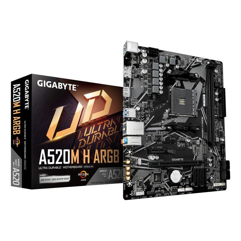 GIGABYTE A520M H ARGB DDR4 - vue 2