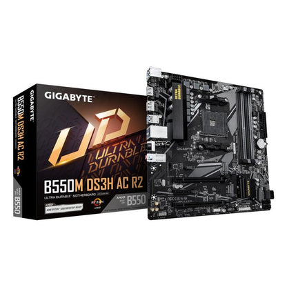 GIGABYTE B550M DS3H AC R2 - vue 2