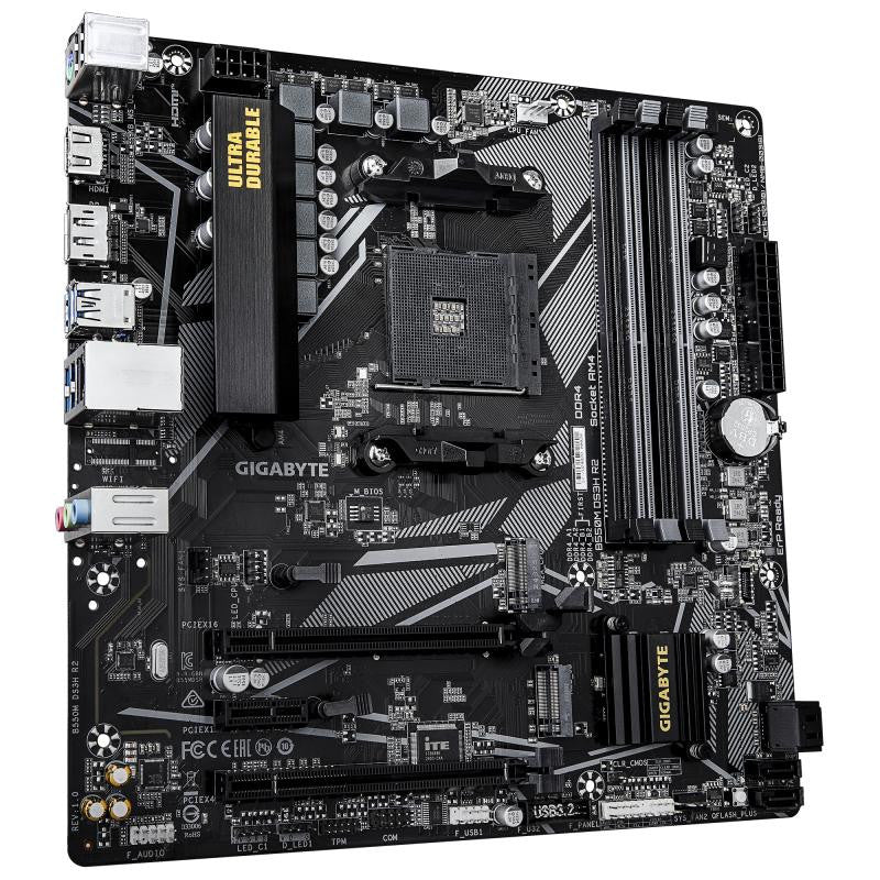 GIGABYTE B550M DS3H R2 - vue 3