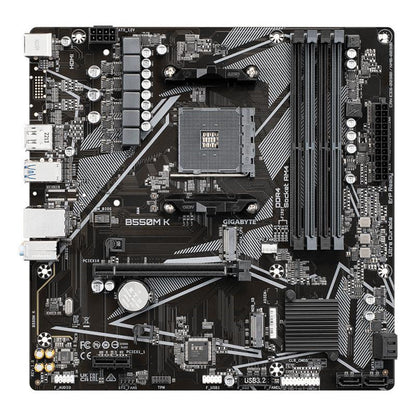GIGABYTE B550M K - vue 2