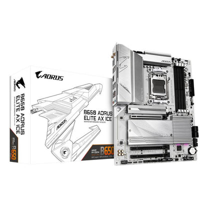 GIGABYTE B650 A ELITE AX ICE - vue 2