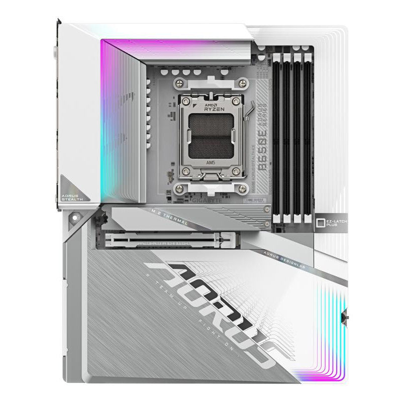 GIGABYTE B650E AORUS STEALTH ICE - vue 2