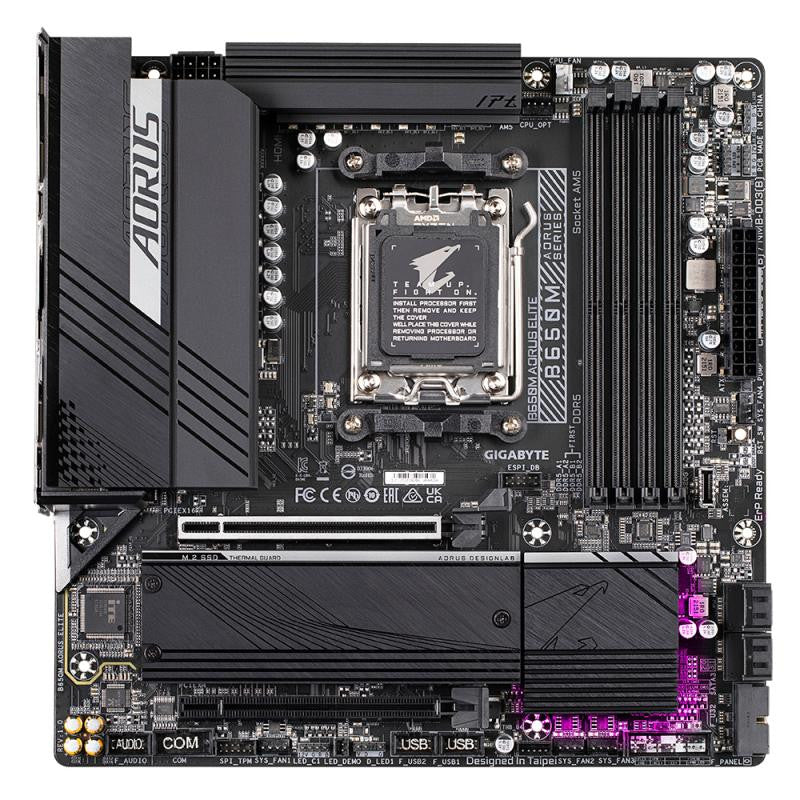 GIGABYTE B650M AORUS ELITE - vue 2