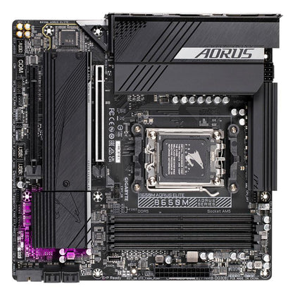 GIGABYTE B650M AORUS ELITE - vue 3