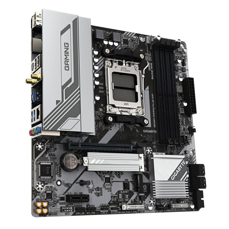 GIGABYTE B650M GAMING PLUS WF - vue 3