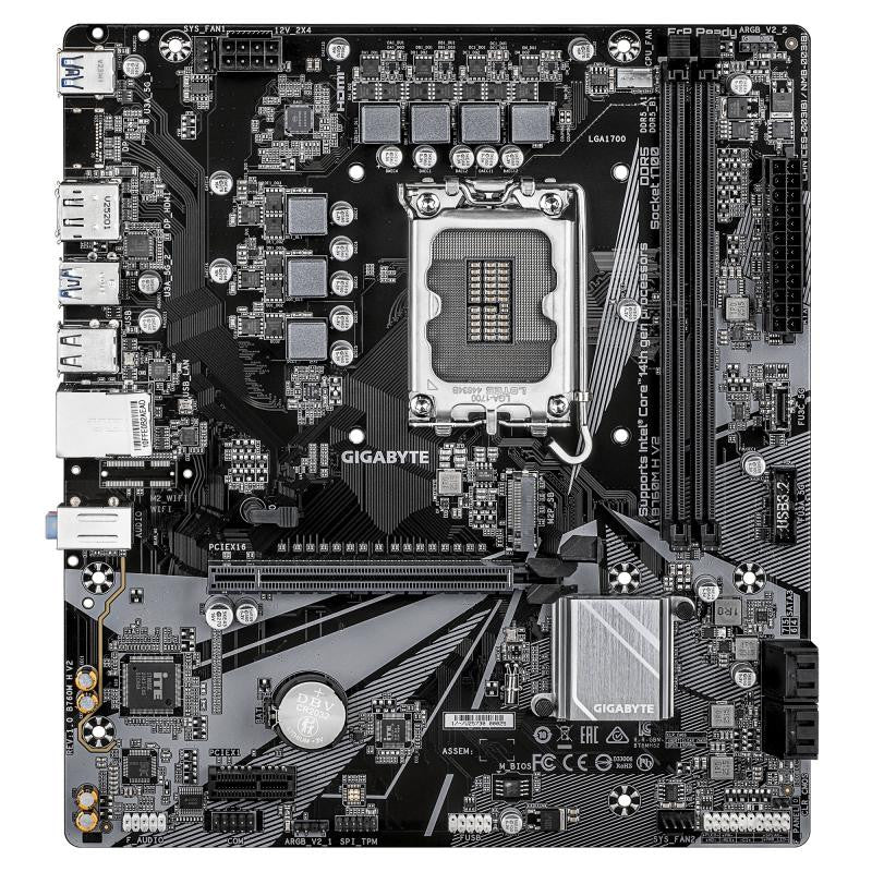 GIGABYTE B760M H V2 - vue 2